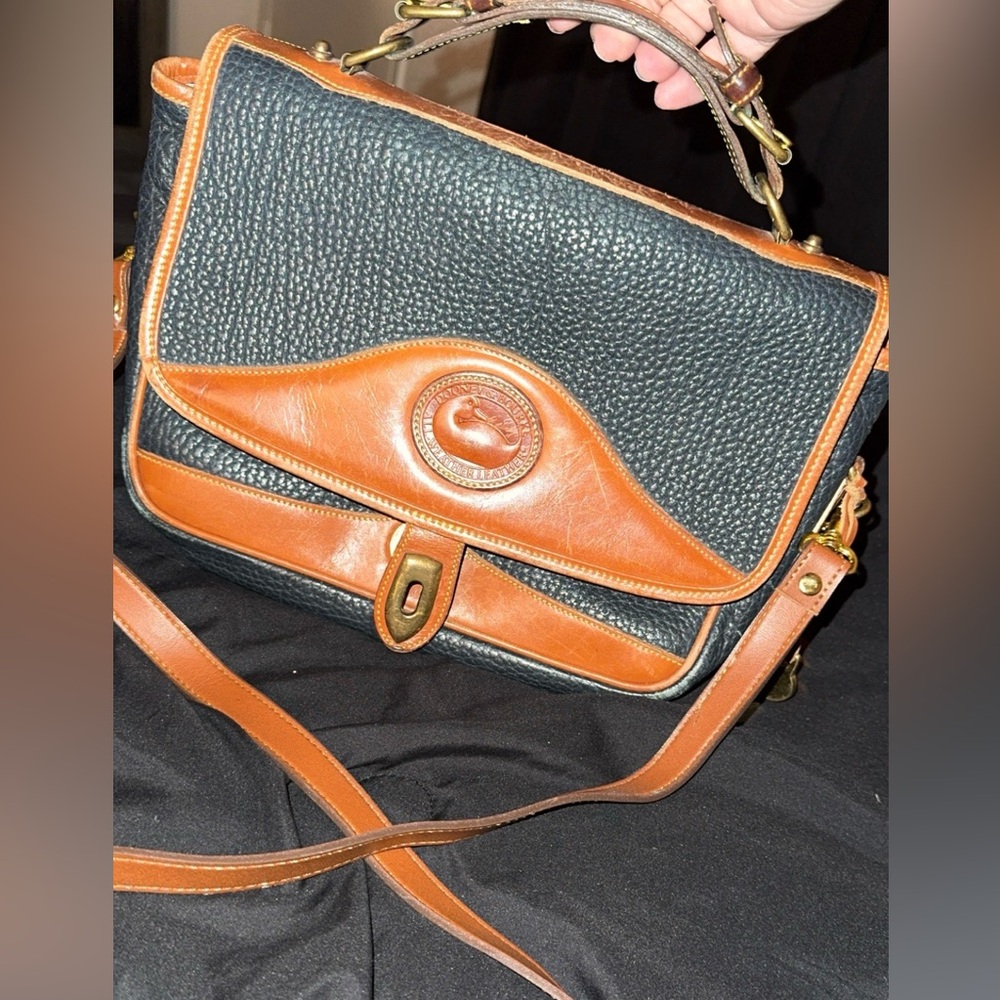 Vintage Leather Crossbody Bag